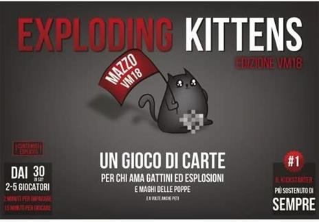 Exploding Kittens VM18 - Base - ITA. Gioco da tavolo - 5