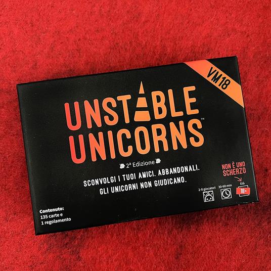 Unstable Unicorns VM18. Esp. - ITA. Gioco da tavolo - Asmodee - Giochi di  ruolo e strategia - Giocattoli