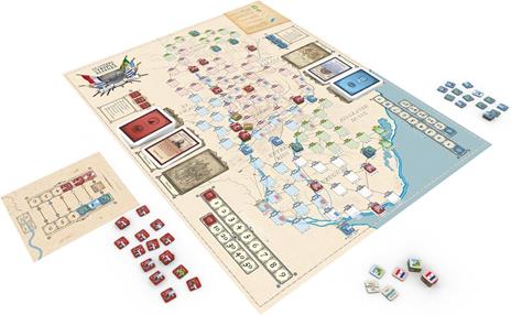 Asmodee - La Guerra della Triplice Alleanza - Gioco da Tavolo, 2 Giocatori, 14+ Anni, Edizione in Italiano - 2