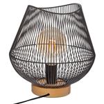 Lampada da tavolo JENA stile loft, nero, 28 cm