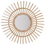 Specchio a forma di Sole in Rattan 58x58cm