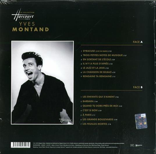 Harcourt Collection (White Vinyl) - Vinile LP di Yves Montand - 2