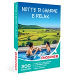 EMOZIONE3 - Notte di charme e relax - Cofanetto regalo - 1 notte con colazione e 1 momento relax per 2 persone