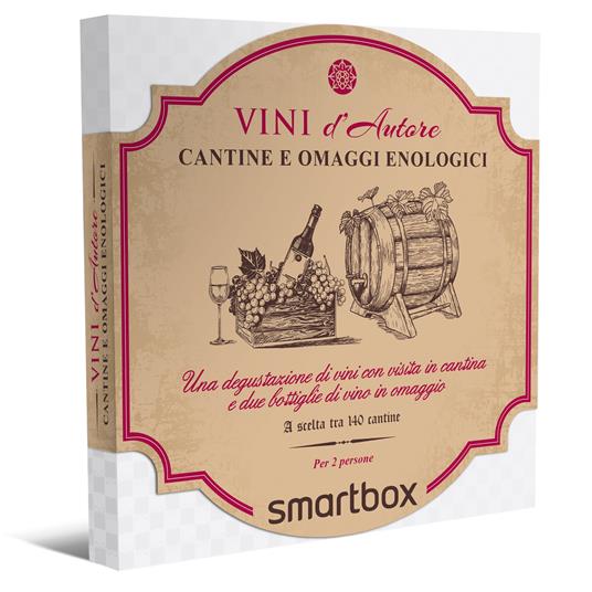 SMARTBOX - Cantine e omaggi enologici - Cofanetto regalo - 1 degustazione  di vini in cantina e bottiglie di vino in omaggio - Smartbox - Idee regalo  | Feltrinelli
