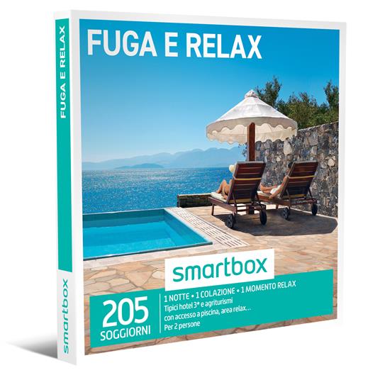 SMARTBOX - Fuga e relax - Cofanetto regalo - 1 notte con colazione e 1  momento relax per 2 persone - Smartbox - Idee regalo | Feltrinelli