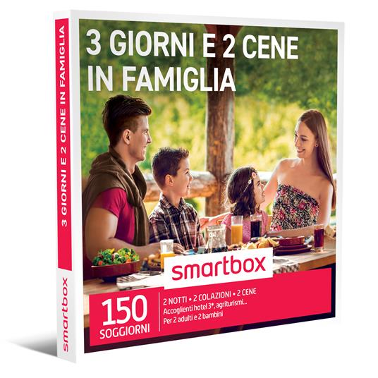SMARTBOX - 3 giorni e 2 cene in famiglia - Cofanetto regalo - 2 notti con  colazione e 2 cene per 2 adulti e 2 bambini - Smartbox - Idee regalo |  Feltrinelli