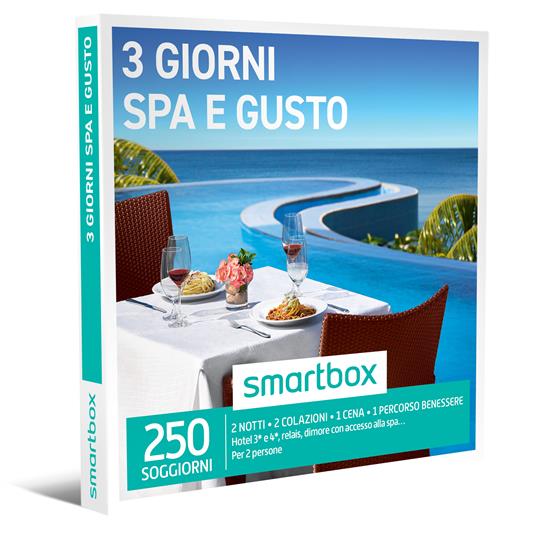 SMARTBOX - 3 giorni spa e gusto - Cofanetto regalo - 2 notti con colazione,  1 cena e 1 percorso benessere per 2 persone - Smartbox - Idee regalo |  Feltrinelli