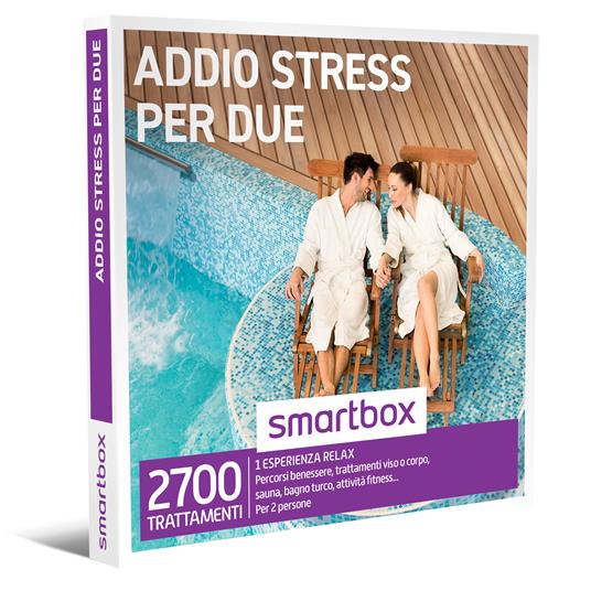 SMARTBOX - Addio stress per due - Cofanetto regalo - 1 esperienza relax per  2 persone - Smartbox - Idee regalo