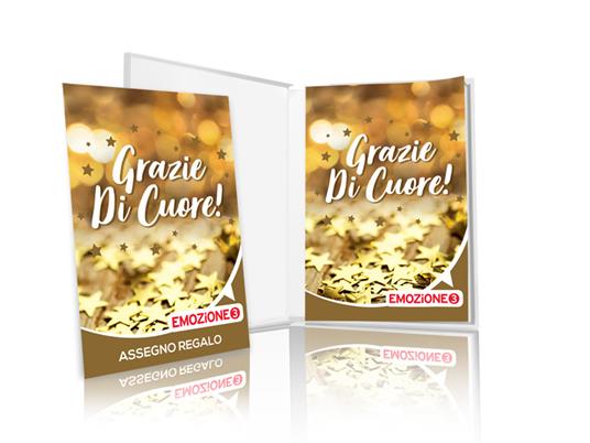 EMOZIONE3 - Grazie di cuore! - Cofanetto regalo - Soggiorni, cene, attività benessere e sportive per 2 persone - 2