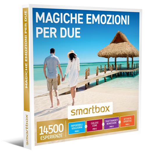 SMARTBOX - Magiche emozioni per due - Cofanetto regalo - Un soggiorno o una  cena o una pausa benessere - Smartbox - Idee regalo | Feltrinelli