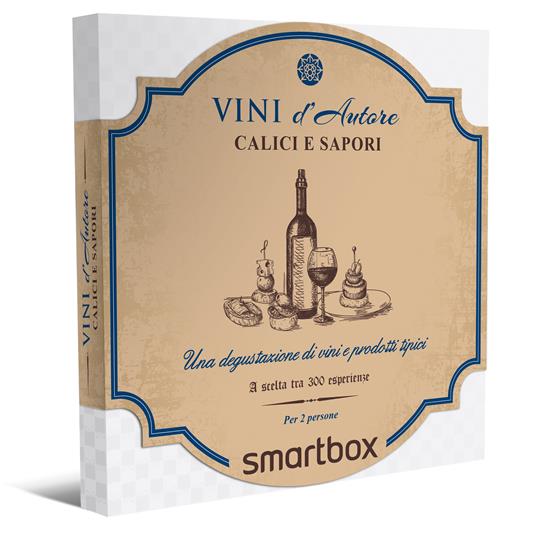 SMARTBOX - Calici e Sapori - Cofanetto regalo - 1 degustazione di vini e  prodotti tipici per 2 persone - Smartbox - Idee regalo | Feltrinelli