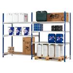 Modulo aggiuntivo per scaffalatura Paperflow ad incastro RANG'ECO regolabile - 3 ripiani blu - K603181