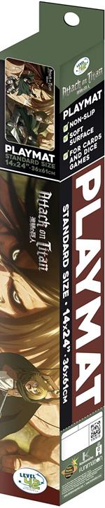 ATTACK ON TITAN PLAYMAT ATTACK TITAN TAPPETINO DA GIOCO DO NOT PANIC GAMES