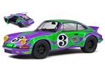 SOLIDO SL1801117 PORSCHE 911 RSR N.3 HIPPY TRIBUTE 1973 PURPLE/GREEN 1:18 Modellino