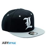 Death Note. Snapback Cap. Black & Grey. 