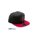 Game Of Thrones Abystyle Targaryen Cappellino Cappello Snapback Nero & Rosso REGOLABILE ONE SIZE ADULT