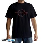 T-Shirt Unisex Tg. XS. Dark Souls: You Died Black Basic