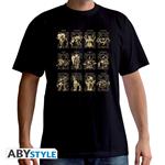 T-Shirt Unisex Tg. 2XL. Saint Seiya: 12 Golden Saints Black