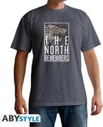 Game Of Thrones: The North Remembers Grey (T-Shirt Unisex Tg. M)