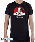 T-Shirt Unisex Tg. M. Naruto Shippuden: Kakashi Black Basic