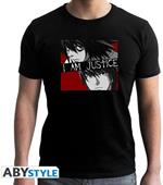 Death Note: I Am Justice Black New Fit (T-Shirt Unisex Tg. XL)