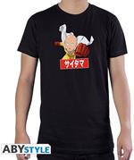One Punch Man: Saitama Black Basic (T-Shirt Unisex Tg. L)