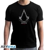 Assassin'S Creed: Crest Black New Fit (T-Shirt Unisex Tg. L)