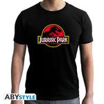 Jurassic Park: Logo Black New Fit (T-Shirt Unisex Tg. XL)