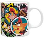 Crash Bandicoot Tazza 320ml Sticker Crash