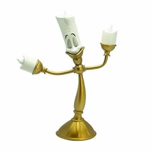 Disney La Bella e la Bestia LUMIERE (Candeliere) Lampada Led da Ambiente 31cm Batteria