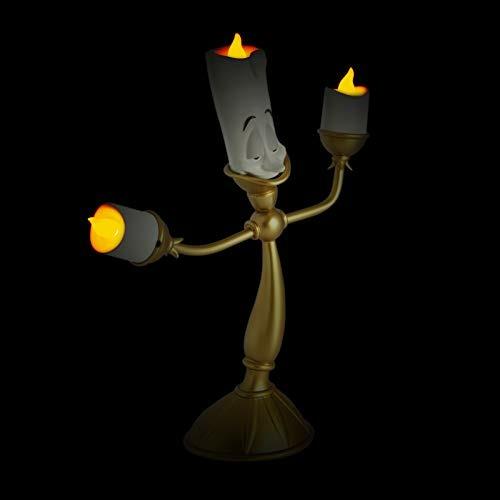 Disney La Bella e la Bestia LUMIERE (Candeliere) Lampada Led da Ambiente 31cm Batteria - 4