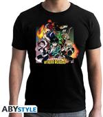 My Hero Academia: Group Black New Fit (T-Shirt Unisex Tg. M)