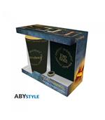Il Signore degli Anelli - Lord of the Rings - Confezione XXL bicchiere + Spilla + Taccuino tascabile The Ring - Gift Box - Aby