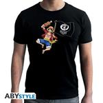 One Piece: Luffy 1000 Logs Black New Fit (T-Shirt Unisex Tg. 2XL)