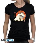 Avatar: Appa Black Basic (T-Shirt Donna Tg. L)