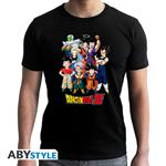 Dragon Ball: Dbz/ Goku'S Group Black New Fit (T-Shirt Unisex Tg. L)