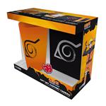 Naruto Shippuden: ABYstyle - Konoha Pack (Glass + Pin + Pocket Notebook / Bicchiere+Spilla+Quaderno)