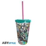 Hatsune Minu: ABYstyle - Miku Band (Cup With Straw / Coppa Con Cannuccia)