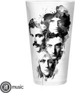 Queen: GB Eye - Faces (Large Glass 400Ml / Bicchiere)