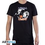 T-Shirt Unisex Tg. 2XL Naruto Shippuden: Naruto & Sasuke Black Basic