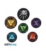 The Witcher Badge Pack Signs - Spille Simboli The Witcher - ABYstyle