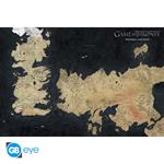 Game Of Thrones: ABYstyle - Poster Westeros Map Roule Filme (Poster 91.5X61)