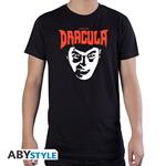 T-Shirt Unisex Tg. XS Universal Monsters: Dracula Black Basic