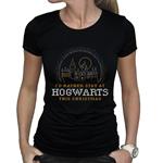 T-Shirt Donna Tg. L Harry Potter: Black Christmas At Hogwarts