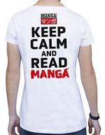 T-Shirt Donna Tg. XL Keep Calm And Read Manga: Asian Art