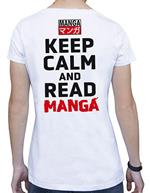 T-Shirt Donna Tg. S Keep Calm And Read Manga: Asian Art