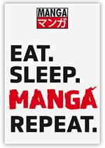 Good Gift (The): Eat Sleep Manga Repeat - Asian Art (Magnet / Magnete)