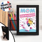 Minions: The Good Gift - Mom Cool As A Unicorn (Kraft Frame / Stampa In Cornice)