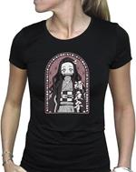 Demon Slayer - Tshirt Nezuko Woman Ss Black - Basic