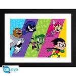 Teen Titans: GB Eye -Titans Colorblock Line Up (Framed Print / Stampa In Cornice)